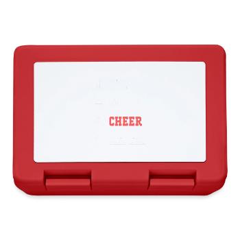 Cheerleading Cheerleader Base Flyer - Brotdose - Rot - Vorne