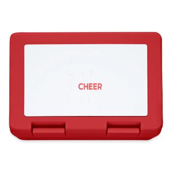 Cheerleading Cheerleader Base Flyer - Brotdose - Rot - Vorne