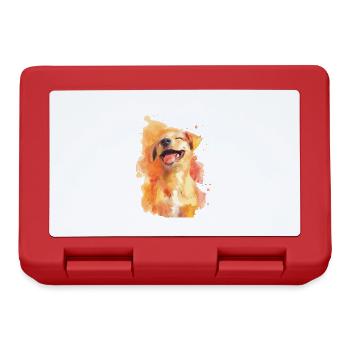 Chien - Boîte à goûter - rouge - Devant