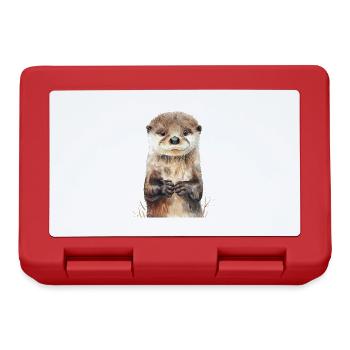 Otter - Brotdose - Rot - Vorne
