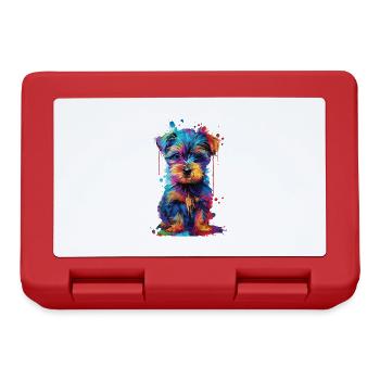 Chien - Boîte à goûter - rouge - Devant