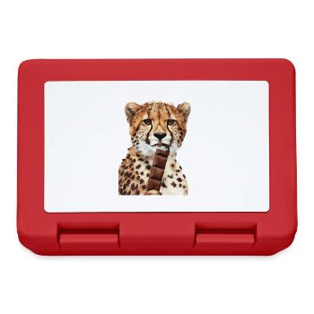 Cheetah - Lunchbox - red - Front