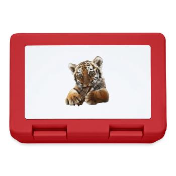 Tiger - Brotdose - Rot - Vorne