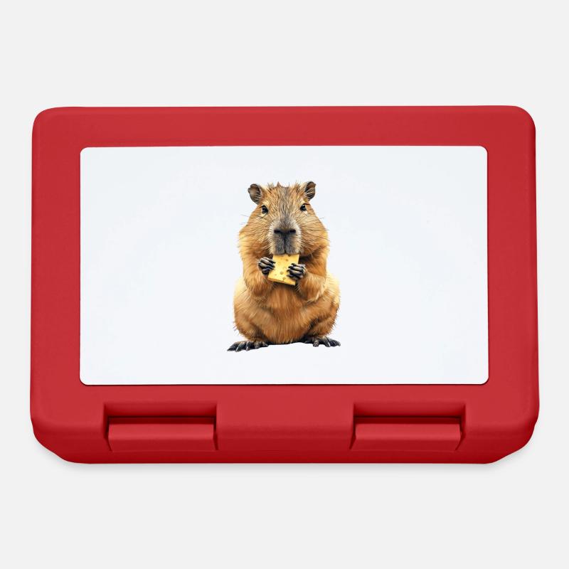 capybara - Lunchbox - red