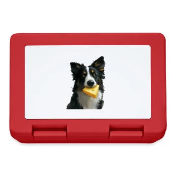 Chien - Boîte à goûter - rouge - Devant