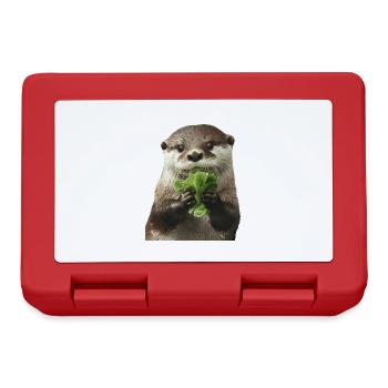 Otter - Brotdose - Rot - Vorne