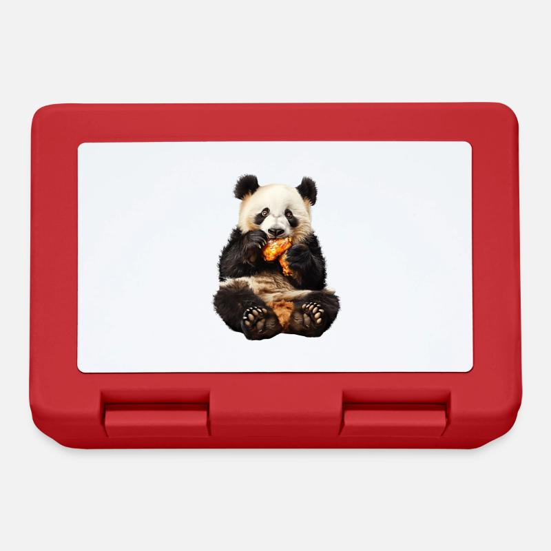 Panda - Brotdose - Rot