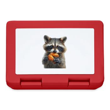 Raccoon - Lunchbox - red - Front