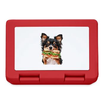 Chien - Boîte à goûter - rouge - Devant