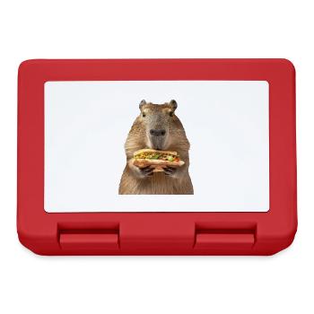 Capybara - Boîte à goûter - rouge - Devant