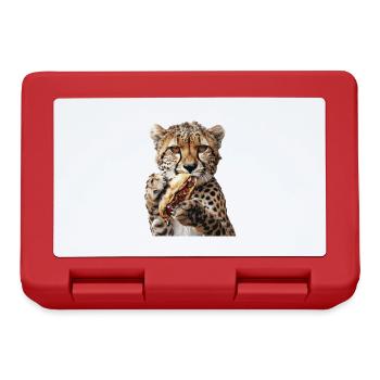 Cheetah - Lunchbox - red - Front