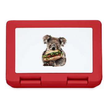 Koala - Brotdose - Rot - Vorne