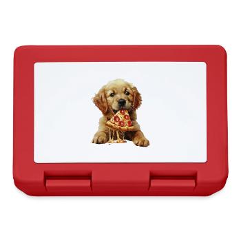Chien - Boîte à goûter - rouge - Devant