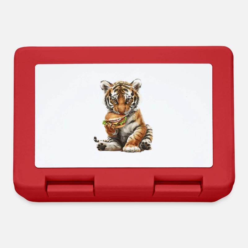 Tiger - Brotdose - Rot
