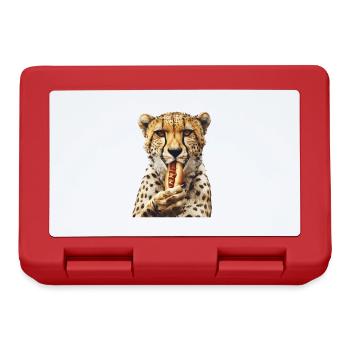 Cheetah - Lunchbox - red - Front
