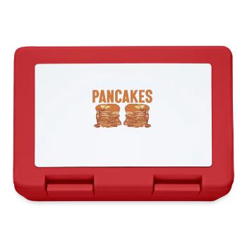 Crêpes Petit-déjeuner Gourmand - Boîte à goûter - rouge - Devant