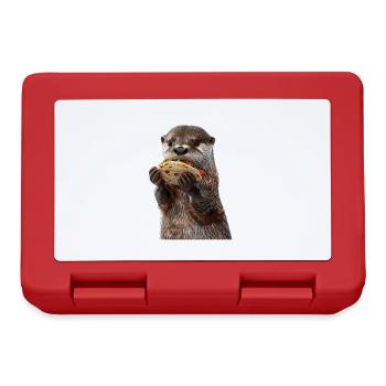 Otter - Brotdose - Rot - Vorne