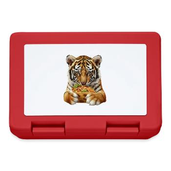 Tigre - Boîte à goûter - rouge - Devant