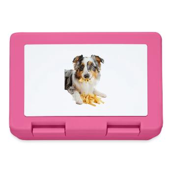 Australischer Schäferhund - Brotdose - Pink - Vorne