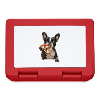 Boston Terrier - Lunchbox - red - Front