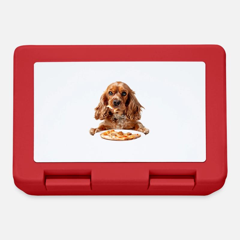 Cocker Spaniel - Brotdose - Rot