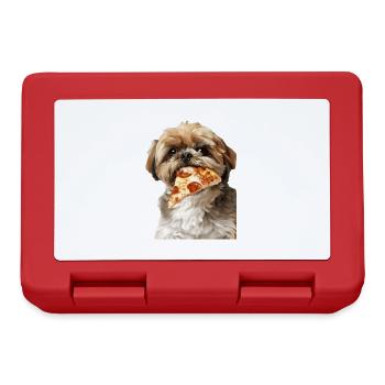 Shih Tzu - Brotdose - Rot - Vorne