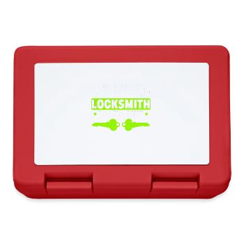 Locksmith Lockpicking Lockpicker - Brotdose - Rot - Vorne