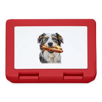 Australian Shepherd - Lunchbox - red - Front