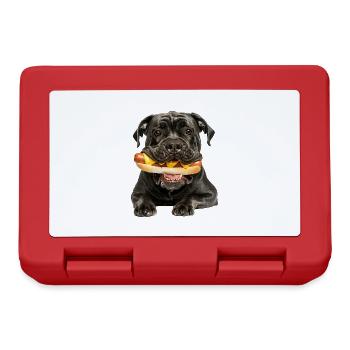 Cane Corso - Brotdose - Rot - Vorne