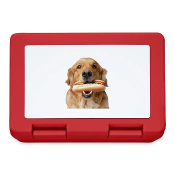 Golden retriever - Boîte à goûter - rouge - Devant