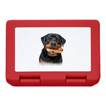 Rottweiler - Boîte à goûter - rouge - Devant