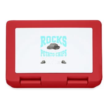 Rock Collector Geology Geologist - Lunchbox - red - Front