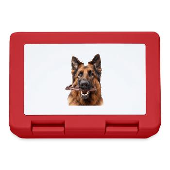 German Shepherd - Lunchbox - red - Front