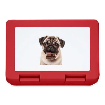 Mops - Brotdose - Rot - Vorne