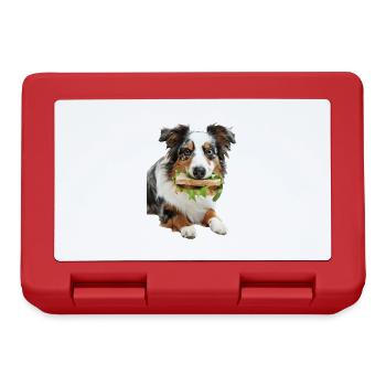 Australian Shepherd - Lunchbox - red - Front