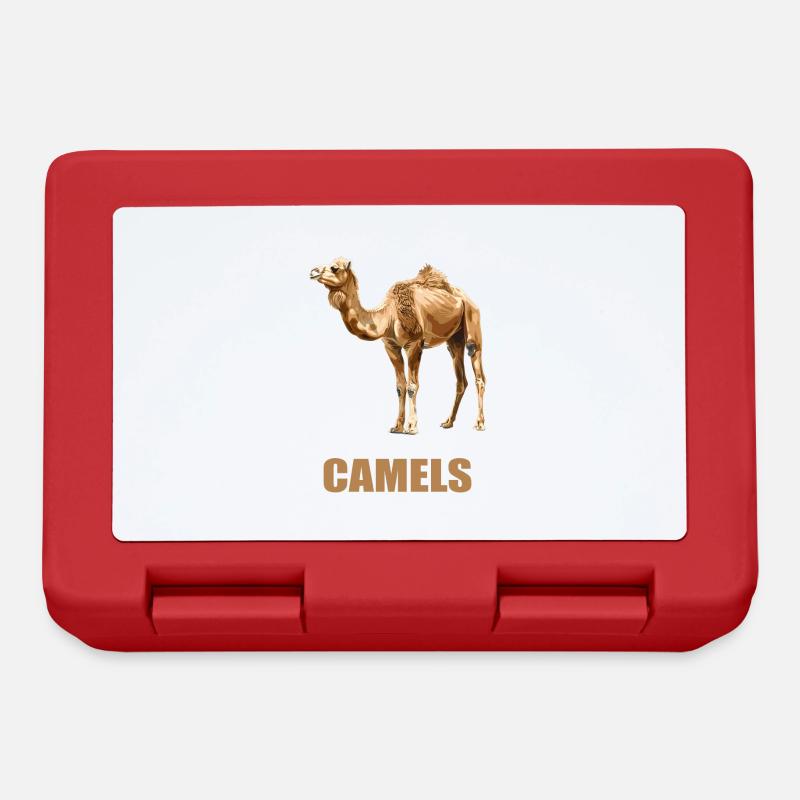 Camel Kamele Kamel - Brotdose - Rot