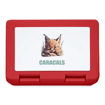 Caracal Karakale Karakal - Lunchbox - red - Front