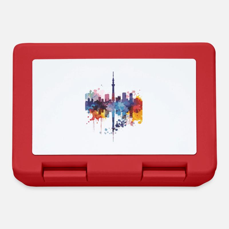 Kasukabe - Lunchbox - red