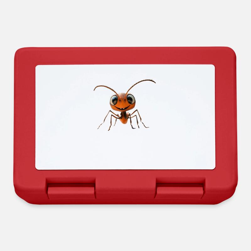 fourmi fourmi de forêt fourmi de feu insecte fourmis mignonnes - Boîte à goûter - rouge
