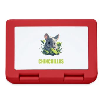 Chinchillas Chinchilla - Lunchbox - red - Front