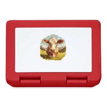 Cows Cow - Lunchbox - red - Front