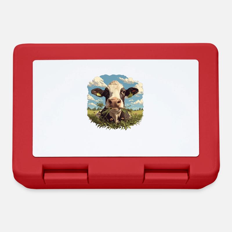 Vaches Vache - Boîte à goûter - rouge