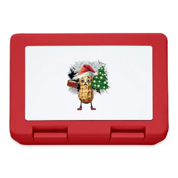 Santa Claus Peanut Santa Christmas - Lunchbox - red - Front