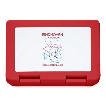 Eindhoven, Marathon – 2025 - Pays-Bas - Boîte à goûter - rouge - Devant