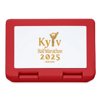 Semi-marathon de Kiev – 2025 – Ukraine - Boîte à goûter - rouge - Devant