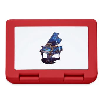 Piano - Boîte à goûter - rouge - Devant
