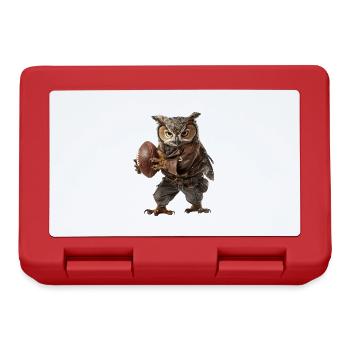 Owls Football - Boîte à goûter - rouge - Devant