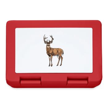 Cerf Cerf - Boîte à goûter - rouge - Devant