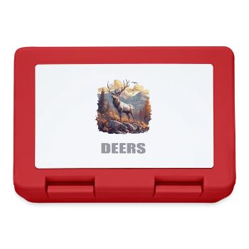 Cerf Cerf - Boîte à goûter - rouge - Devant