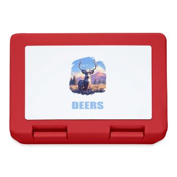 Cerf Cerf - Boîte à goûter - rouge - Devant